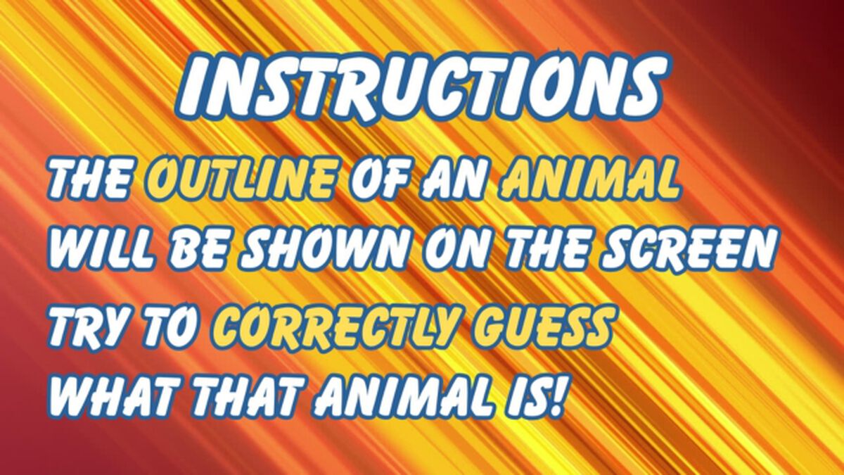 What's That Animal? image number null